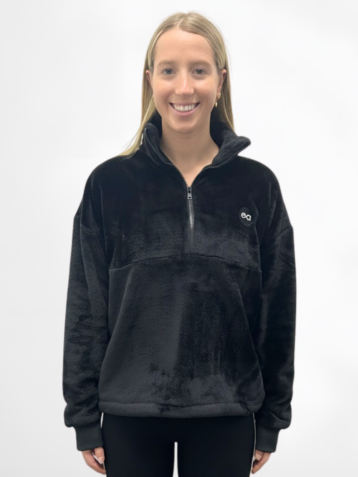 1/4 Zip Teddy Jumper