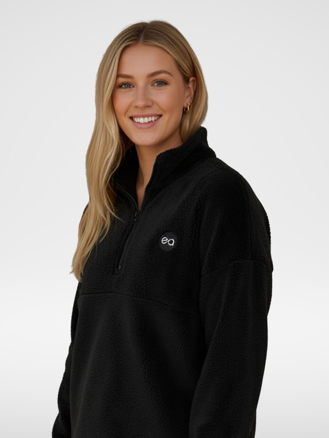 1/4 Zip Teddy Jumper