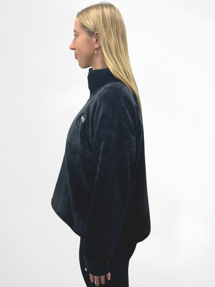 1/4 Zip Teddy Jumper