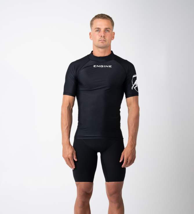Short Sleeve Rashie Black