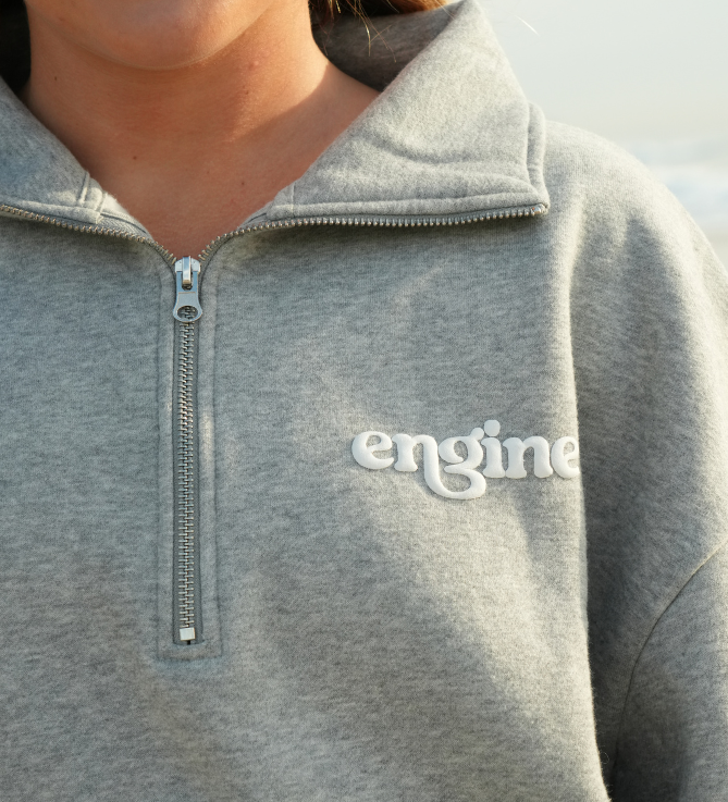 Womens 1/4 Zip - Ripple