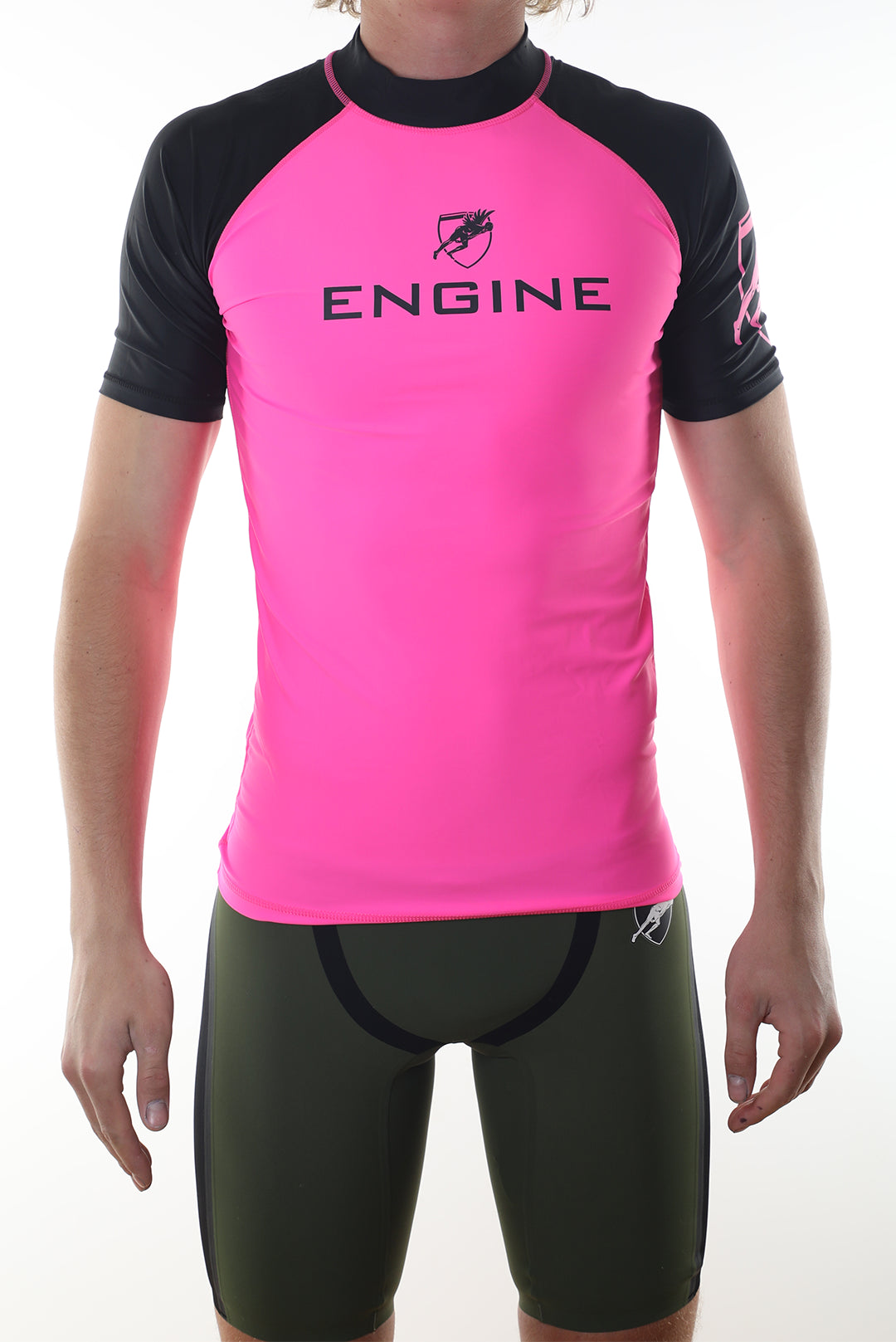 Instructor Rashie Designs Hi Vis Short Sleeve Rashie Raglan – Engine Swim Australia